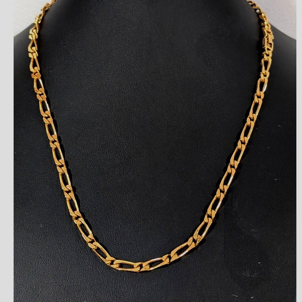 Vintage Monet Figaro Chain‎ Necklace Bracelet Set Convertible Gold Tone Signed